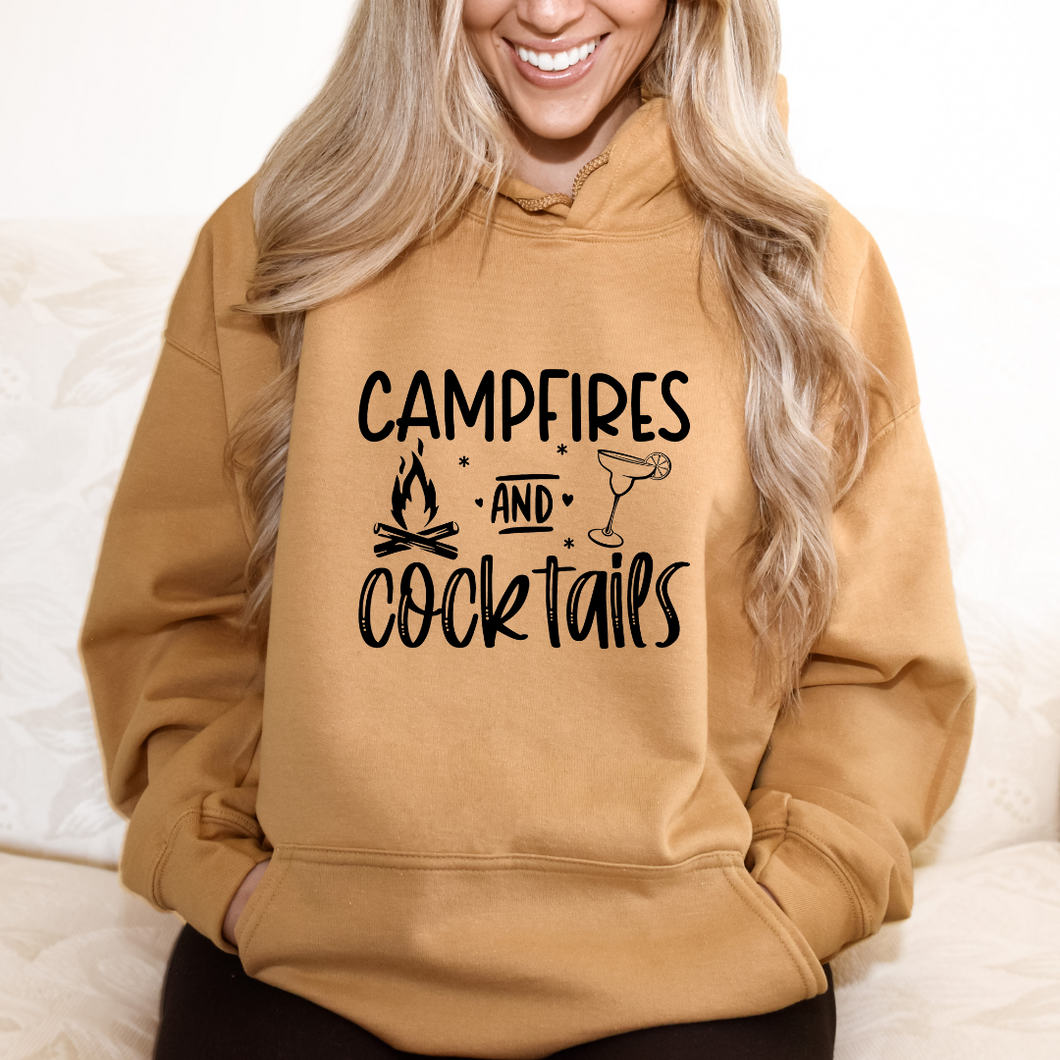 Campfires & Cocktails - Unisex hoodie