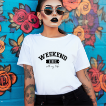Load image into Gallery viewer, Weekend Vibes with my tribe - Unisex Tee

