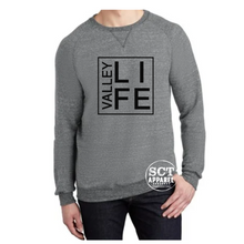 Load image into Gallery viewer, Valley Life {box design} - Vintage - Unisex Crewneck
