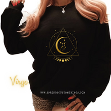 Load image into Gallery viewer, Virgo Celestial - Unisex Crewneck Sweater
